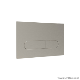 Como Flush Panel Brushed Nickel