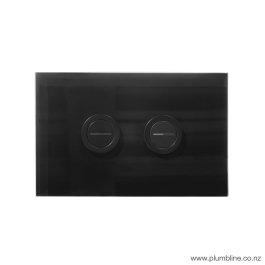 Mod Flush Panel Black Glass / Black