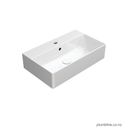 Kube X 60x37 Basin White Plumbline NZ