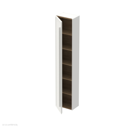 7.0 Wall Tower LH Hinge Matt White/Elm