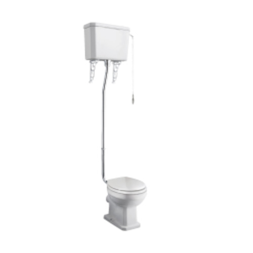 Bathroom and toilet fitting: Adelphi High Level Toilet Suite P Trap