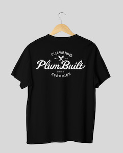 Vintage Plumbuilt Tee Black Plumbuilt Plumbing