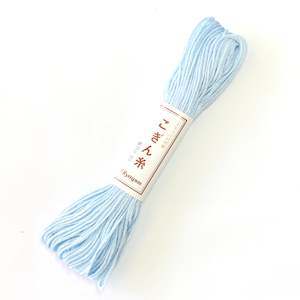 Craft material and supply: Kogin Thread 18m Light Blue #364