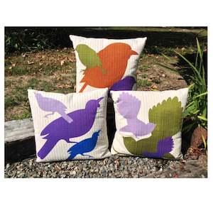 Craft material and supply: Birds of a Feather Cushion Trio - designed by Jenny Hunter