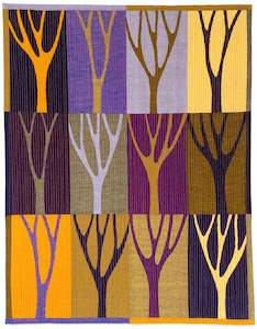 Craft material and supply: Trees Mini Quilt - designed by Jenny Hunter