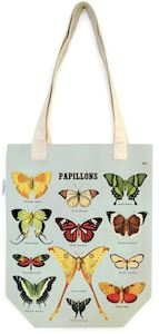 Vintage Tote Bag - Butterflies