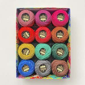 Alison Glass + Wonderfil Perle Cotton Thread Box - Flora