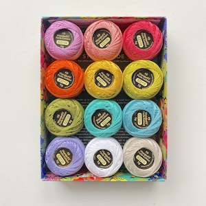 Alison Glass + Wonderfil Perle Cotton Thread Box - Sun