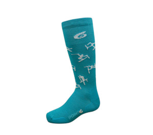 Point6 Merino Kids Rad Ultra Light OTC Ski/Snowboard Socks