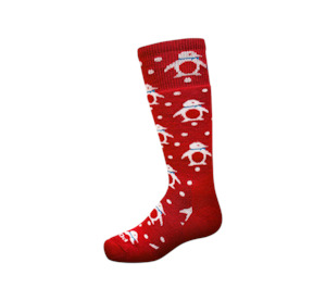 Footwear: Point6 Merino Kids Penguins Medium OTC Ski/Snowboard Socks