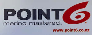 Point6 100mm x 40mm Vinyl Sticker