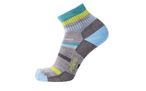 Footwear: Point6 Merino Hiking Mixed Stripe Light Mini Crew Socks