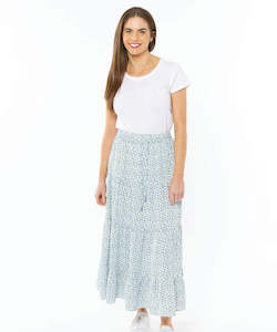 Clothing: Seeking Lola Happy Maxi Skirt - Cornflower