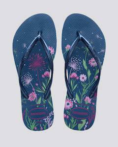 Clothing: Havaianas Slim Organic Women's Jandal - Comfy Blue