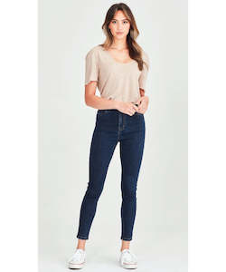 Junkfood Bowie Ankle Grazer Jean - Indigo