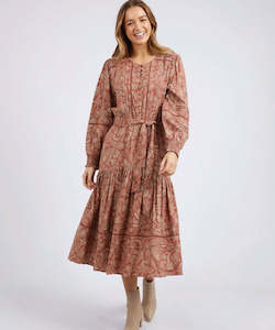 Clothing: Foxwood Juliette Paisley Dress - Paisley Print