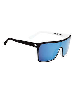 Clothing: Spy Flynn Whitewall Happy Lens Grey Green W/Light Blue Spectra