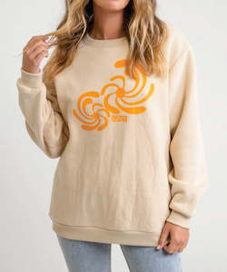 Rhythm Soliel Crew Neck Women's Fleece - Sand