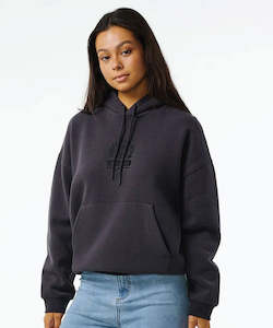 Rip Curl Womens Amphora Heritage Hood - Washed Black