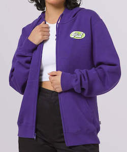 Huf Her Huf Zip Hoodie - Purple