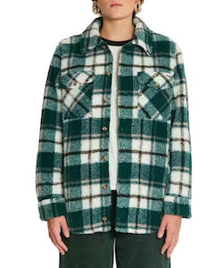 Volcom Silent Sherpa Jacket - Dark Pine