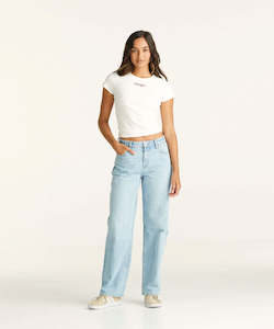 Clothing: Wrangler Mid Bella Baggy - Blues Dynasty