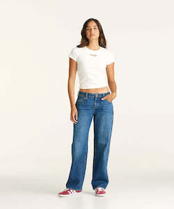 Wrangler Womens Low Bella Baggy Relaxed Jeans - On Your Own