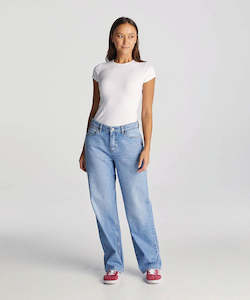 Wrangler Mid Bella Baggy Jean - Suspicion