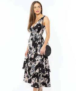 Clothing: Seeking Lola Vibrant Maxi Dress - Dusk Smudge