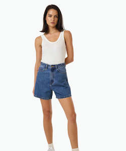 Clothing: Thrills Koko Short - Double Rinsed Blue