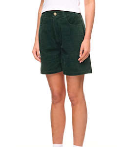 Stussy Eden Cord Women Shorts - Forest