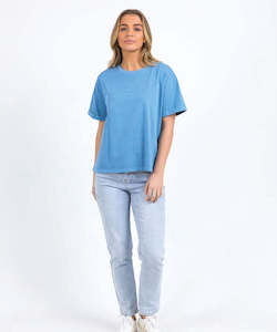 Foxwood Huntleigh Oversized Tee - Azure Blue