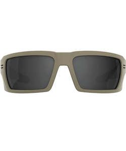 Spy Rebar SE ANSI Matte Sand Happy Lens Gray Sunglasses