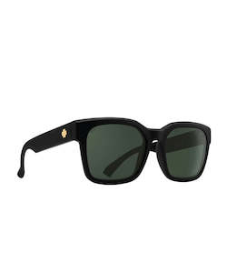 Spy Dessa Soft Matte Black Happy Lens Grey Green Sunglasses