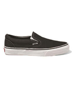 Van Classic Slip On Black / True White Shoe