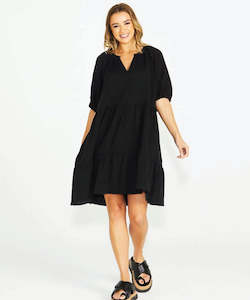 Sass Henny Dress - Black