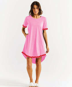 Clothing: Betty Basic Nyree Dress - Red/Pink