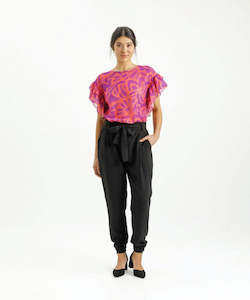 Homelee Evelyn Blouse - Sunset Floral