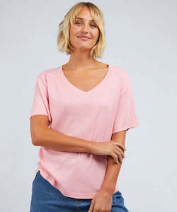 Foxwood Classic Vee Tee - Pink Icing