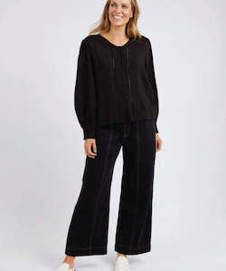 Foxwood Orson Blouse - Black