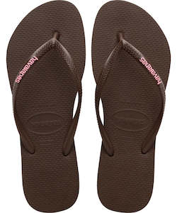 Havaianas Slim Logo Pop-Up 0727 - Brown/Pink