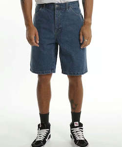 Dickies Mens 11 Relaxed Fit Denim Shorts - Stone Washed Indigo