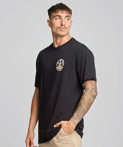 Clothing: The Mad Hueys Hooked For Life SS Tee - Black