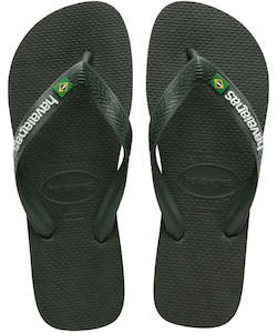 Havaianas Brazil Logo 5983 - Olive Green