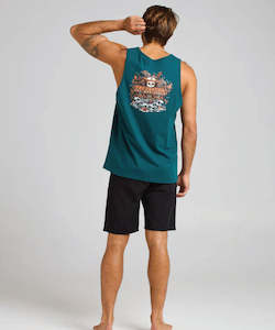 Clothing: The Mad Hueys Kraken Captain Tank - Atlantic