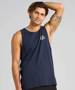 Clothing: The Mad Hueys Master Baiters Tank - Navy