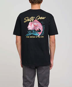 Clothing: Salty Crew Snapper Premium SS Tee - Black