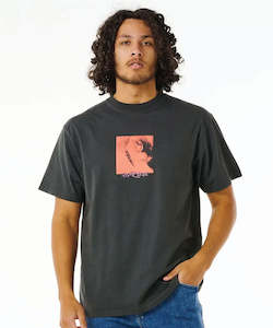 Clothing: Rip Curl Quest Hack Tee - Washed Black