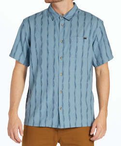 Billabong Sundays Jacquard Mens Shirt - Washed Blue