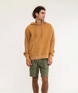 Clothing: Rhythm Worn Path Fleece Crew - Tobacco